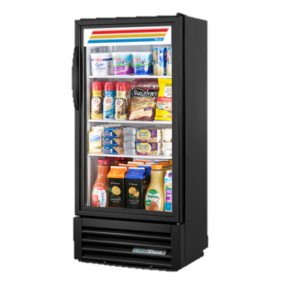 superior-equipment-supply - True Food Service Equipment - True One-Section Three Shelf Powder Coated Exterior Refrigerated Merchandiser