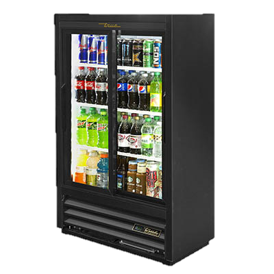 superior-equipment-supply - True Food Service Equipment - True Two-Section Two Door Powder Coated Exterior Cooler Merchandiser