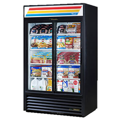superior-equipment-supply - True Food Service Equipment - True Powder Coated Exterior Two Section Two Door Refrigerated Merchandiser