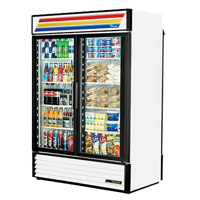 superior-equipment-supply - True Food Service Equipment - True Two-Section Eight Powder Coated Exterior Refrigerated Merchandiser