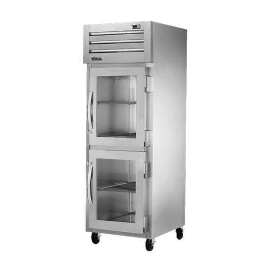 superior-equipment-supply - True Food Service Equipment - True Stainless Steel One Section Two Glass Half Door Reach-In Freezer 27.5"W