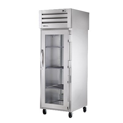 superior-equipment-supply - True Food Service Equipment - True One Section One Glass Front Door & One Stainless Steel Rear Door Pass-Thru Heated Cabinet