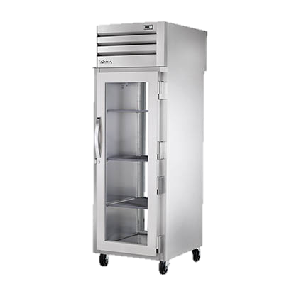 superior-equipment-supply - True Food Service Equipment - True Stainless Steel One Section One Glass Door Pass-Thru Refrigerator
