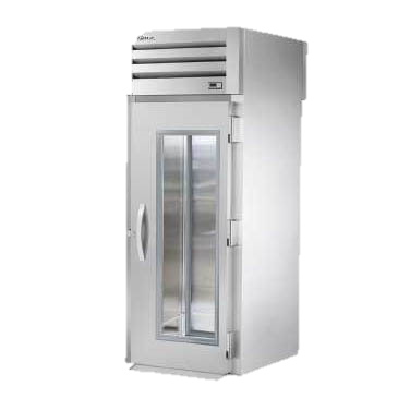 superior-equipment-supply - True Food Service Equipment - True Stainless Steel One Glass Door Front & One Solid Door Rear Roll-Thru Refrigerator