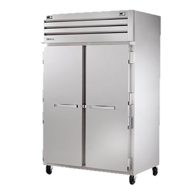 superior-equipment-supply - True Food Service Equipment - True Stainless Steel Two Section Two Door Reach-In Refrigerator/Freezer