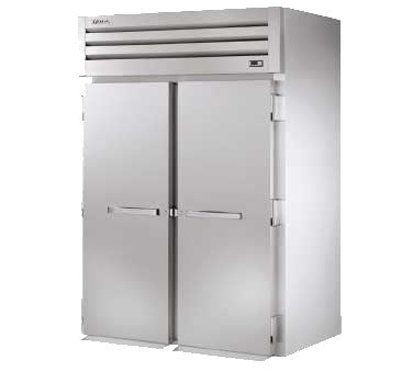 superior-equipment-supply - True Food Service Equipment - True Two Section Two Stainless Steel Door Front & Rear Roll-Thru Heated Cabinet