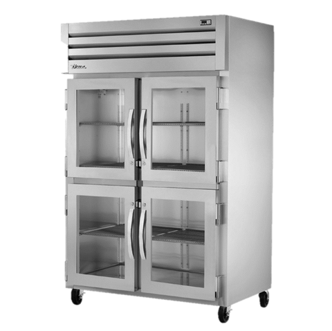 superior-equipment-supply - True Food Service Equipment - True Two Section Four Glass Half Door Reach-In Refrigerator