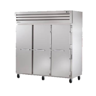 superior-equipment-supply - True Food Service Equipment - True Stainless Steel Three Section Three Door Reach-In Freezer 77.75"W