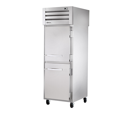 superior-equipment-supply - True Food Service Equipment - True One-Section Two Solid Half Door Pass-Thru Freezer