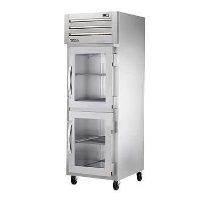 superior-equipment-supply - True Food Service Equipment - True Stainless Steel One-Section Two Glass Half Door Reach-In Heated Cabinet