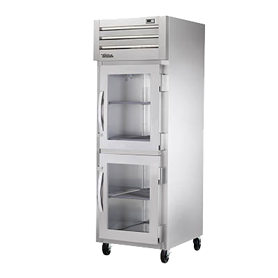 superior-equipment-supply - True Food Service Equipment - True One-Section Two Glass Half Door Reach-In Refrigerator