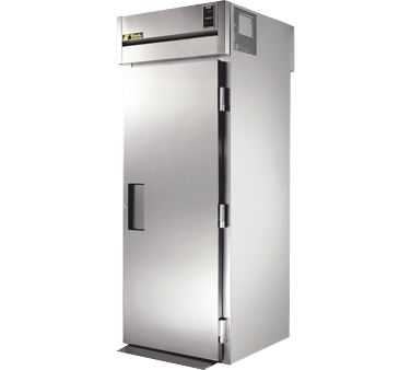superior-equipment-supply - True Food Service Equipment - True One-Section One Stainless Steel Door Front & Rear Roll-Thru Refrigerator