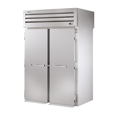 superior-equipment-supply - True Food Service Equipment - True Two-Section Two Stainless Steel Door Front & Rear 89"H Roll-Thru  Refrigerator