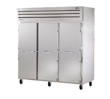 superior-equipment-supply - True Food Service Equipment - True Three-Section Three Stainless Steel Door Reach-In Freezer 77.75"W