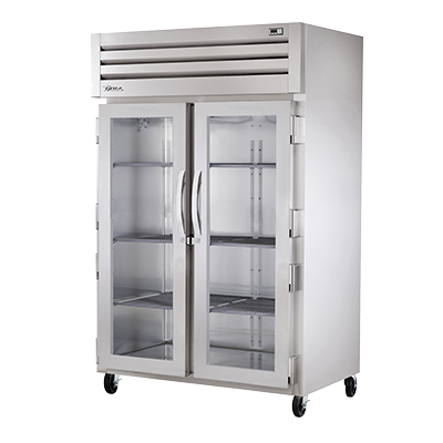 superior-equipment-supply - True Food Service Equipment - True Stainless Steel Two-Section Two Glass Door Reach-In Heated Cabinet