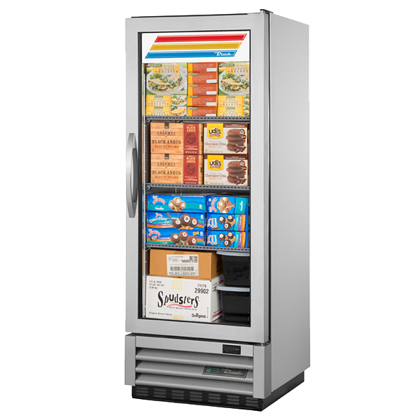 superior-equipment-supply - True Food Service Equipment - True Stainless Steel One-Section One Glass Door Reach-In Freezer