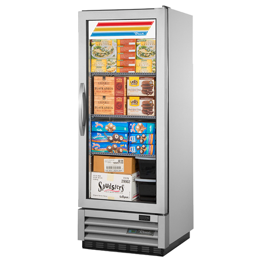 superior-equipment-supply - True Food Service Equipment - True Stainless Steel One-Section One Glass Door Reach-In Freezer