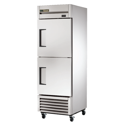 superior-equipment-supply - True Food Service Equipment - True One-Section Two Stainless Steel Half Door Reach-In Refrigerator