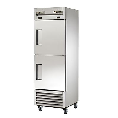 superior-equipment-supply - True Food Service Equipment - True One-Section Two Stainless Steel Half Door Reach-In Refrigerator/Freezer