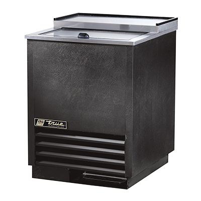 superior-equipment-supply - True Food Service Equipment - True Black Vinyl Exterior Glass/Plate Chiller 24"W