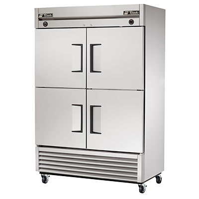 superior-equipment-supply - True Food Service Equipment - True Stainless Steel Two-Section Four Half Door Reach-In Refrigerator/Freezer