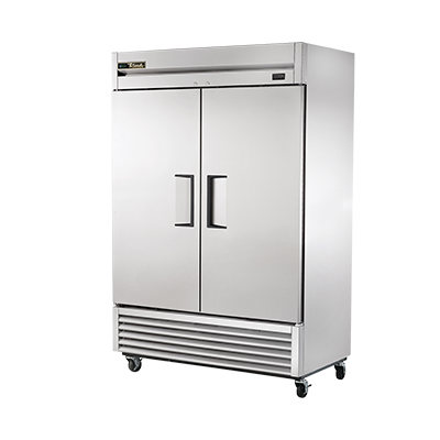 superior-equipment-supply - True Food Service Equipment - True Stainless Steel Two-Section Two Solid Door Reach-In Freezer