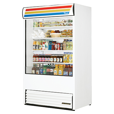 superior-equipment-supply - True Food Service Equipment - True Vinyl Exterior Vertical Air Curtain Merchandiser 48"W