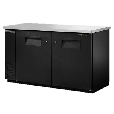 superior-equipment-supply - True Food Service Equipment - True Two-Section Two Door Stainless Steel Interior Backbar Cooler 61"W