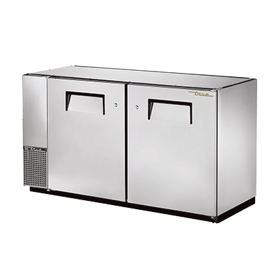superior-equipment-supply - True Food Service Equipment - True Two-Section Two Stainless Steel Door Galvanized Interior Backbar Cooler 60"W