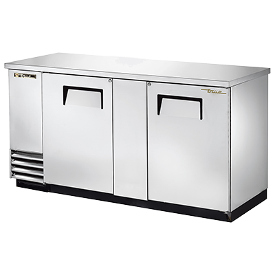 superior-equipment-supply - True Food Service Equipment - True Two-Section Two Door Stainless Steel Exterior Backbar Cooler 70"W