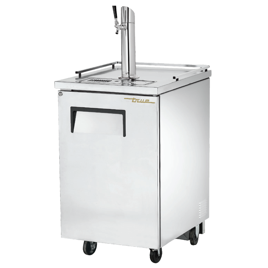 superior-equipment-supply - True Food Service Equipment - True Stainless Steel Exterior (1) Tap Dispenser (1) Keg Capacity Draft Beer Cooler 23"W