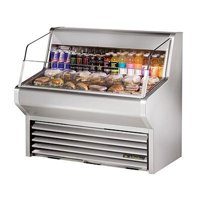 superior-equipment-supply - True Food Service Equipment - True Stainless Steel Self-Contained Horizontal Air Curtain Merchandiser 48"W