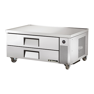 superior-equipment-supply - True Food Service Equipment - True Stainless Steel Two Drawer 53"W Refrigerated Chef Base
