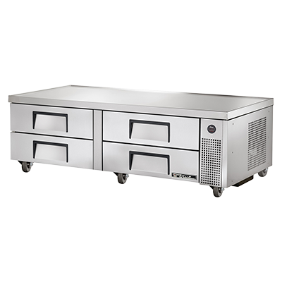 superior-equipment-supply - True Food Service Equipment - True Stainless Steel Four Drawer 72"W Refrigerated Chef Base