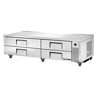 superior-equipment-supply - True Food Service Equipment - True Stainless Steel Four Drawer 82" Wide Refrigerated Chef Base