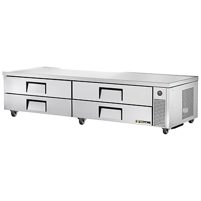 superior-equipment-supply - True Food Service Equipment - True Stainless Steel Four Drawer 96" Wide Refrigerated Chef Base