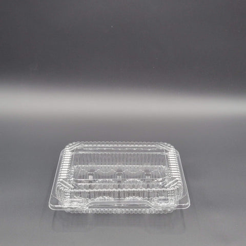 DFI Clear Mini Muffin 12 Count OPS Plastic Container 8-3/4" x 7-1/8" x 2-3/16" LBH-7212 - 350/Case
