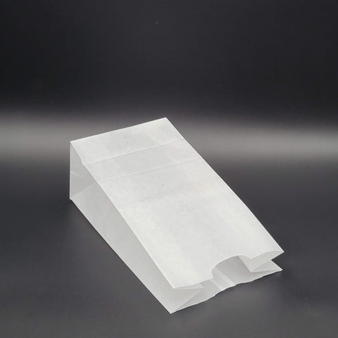 Bagcraft Plain White Wax Bag 6" x 3-5/8" x 11" 300296 - 500/Case