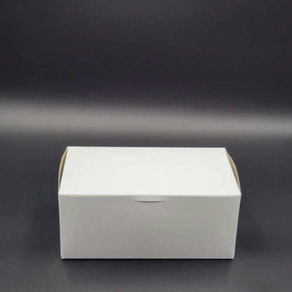 Bakery/Cake Box Lock Corner White 9" x 5" x 4" - 250/Case