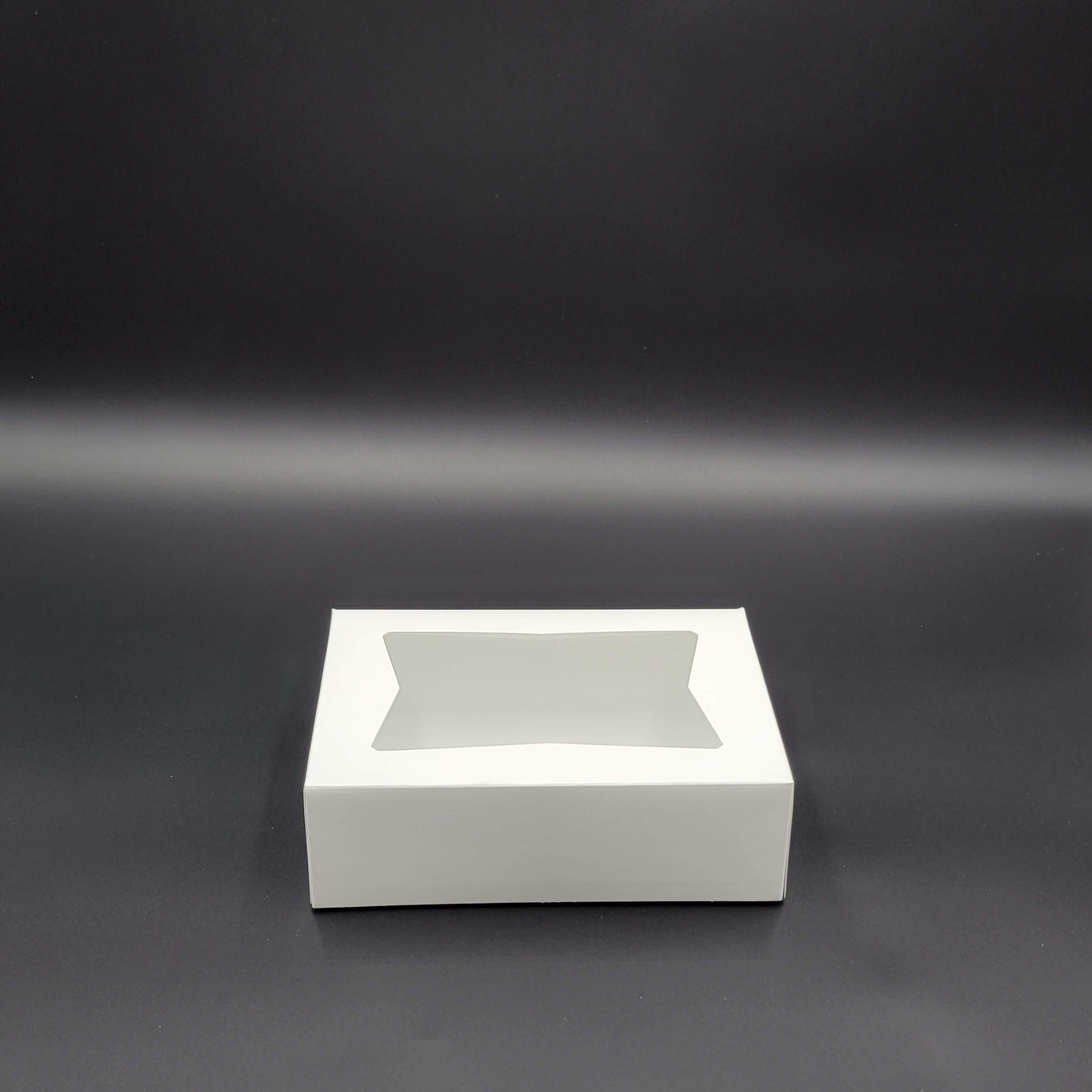 Bakery/Cake Box Auto Popup Window White 8" x 5.75" x 2.5" - 200/Case