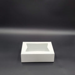 Bakery/Cake Box Auto Popup Window White 8" x 5-3/4" x 2-1/2" - 200/Case