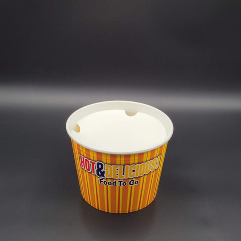 Hot Food Bucket With Lid 85 oz. - 100/Case