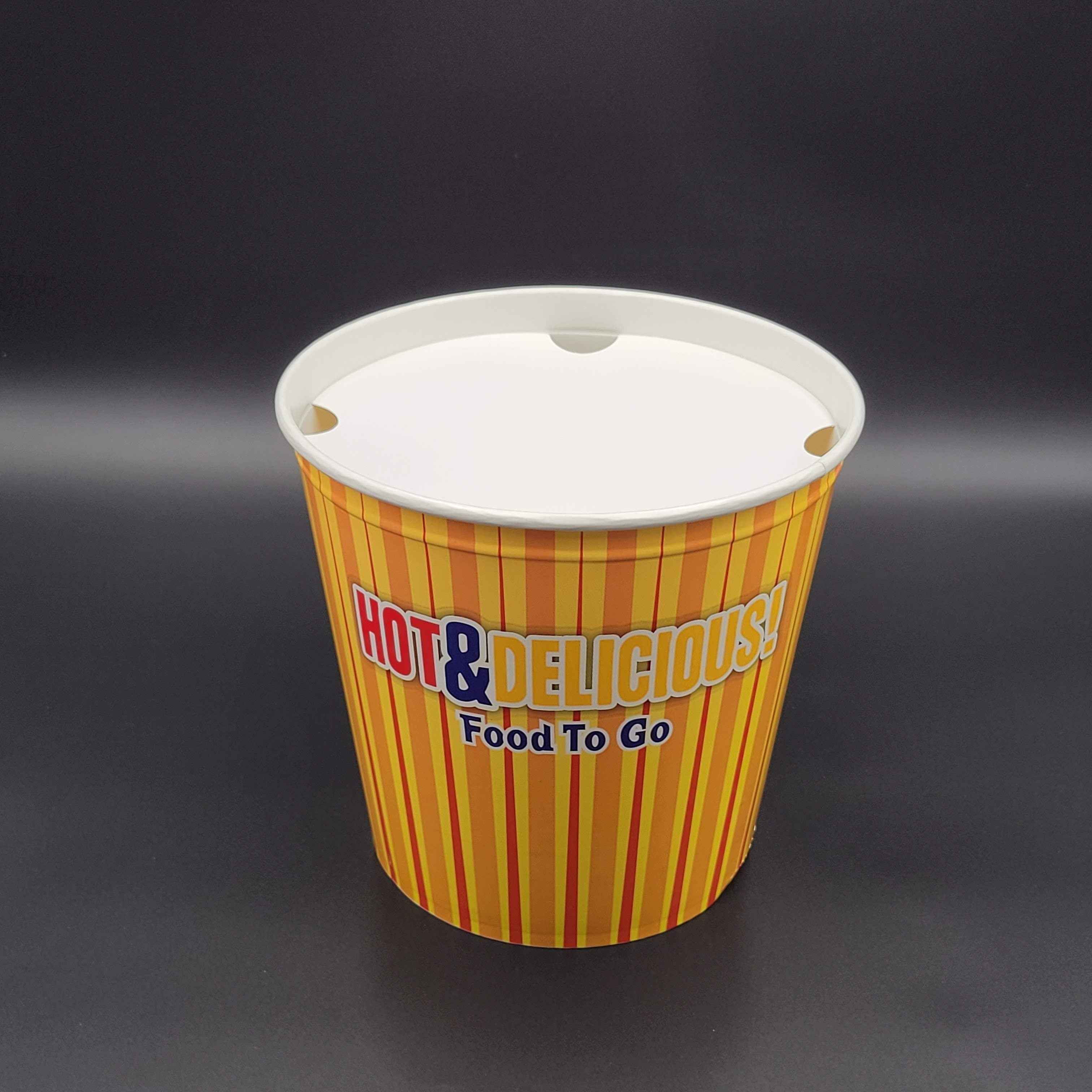 Hot Food Bucket With Lid 170 oz. - 120/Case