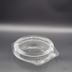 Inline Clear Hinged PET Plastic Pie Container 9" SLP109 - 200/Case