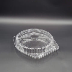 DFI Clear Hinged Pie Container 9" Shallow LBH-991 - 100/Case