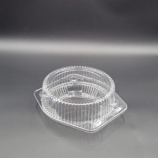 DFI Clear Hinged Deep Pie Container 8" LBH-882 - 100/Case