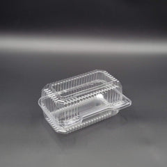 DFI Clear Hinged Hoagie Container 7-3/5" x 5" x 3-4/5" LBH-466 - 500/Case
