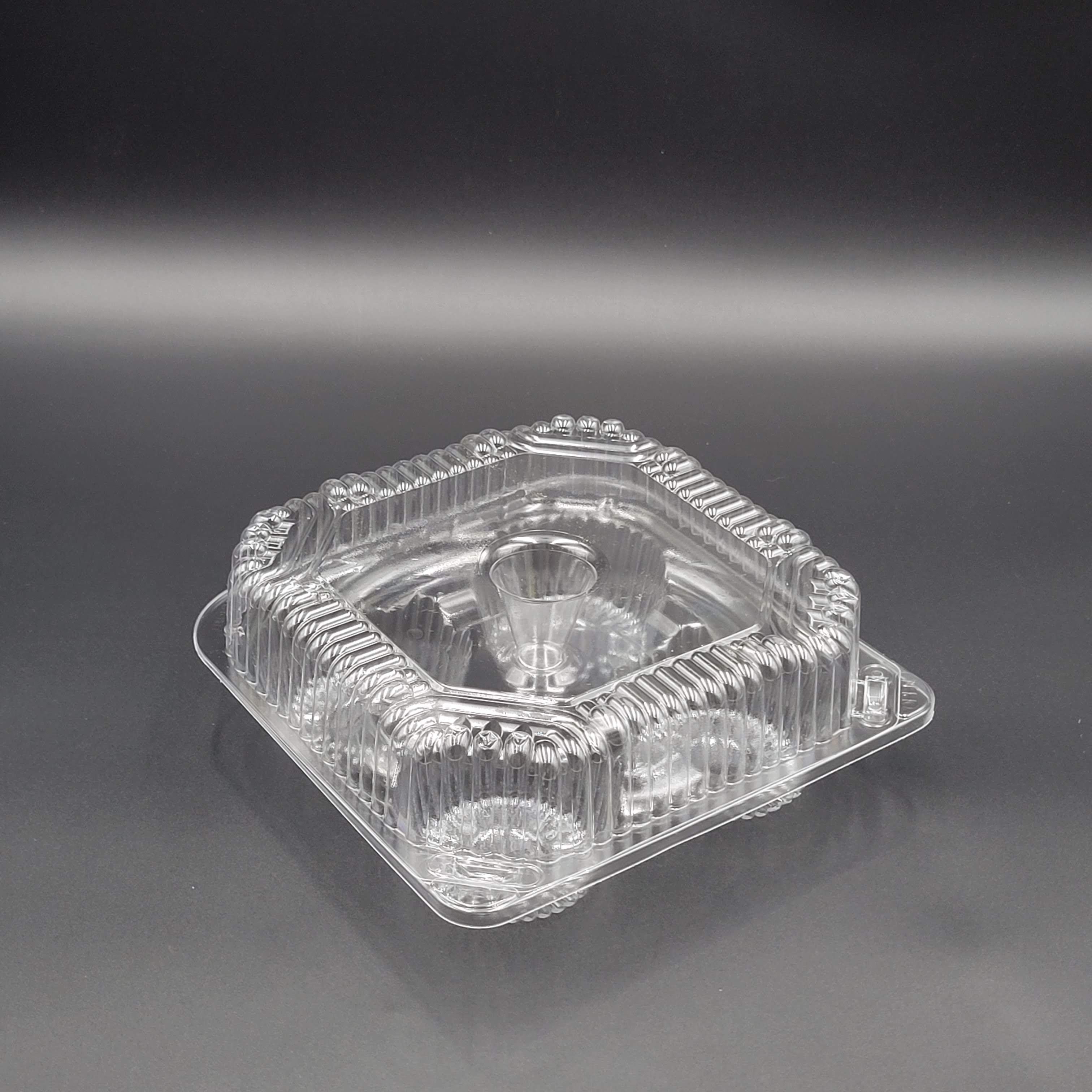 Clear Muffin 4 Count Hinged OPS Plastic Container - Superior Equipment ...