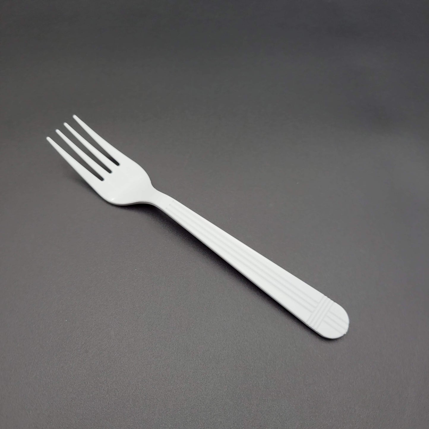 Heavy Weight Bulk Polypropylene Fork White - 1000/Case