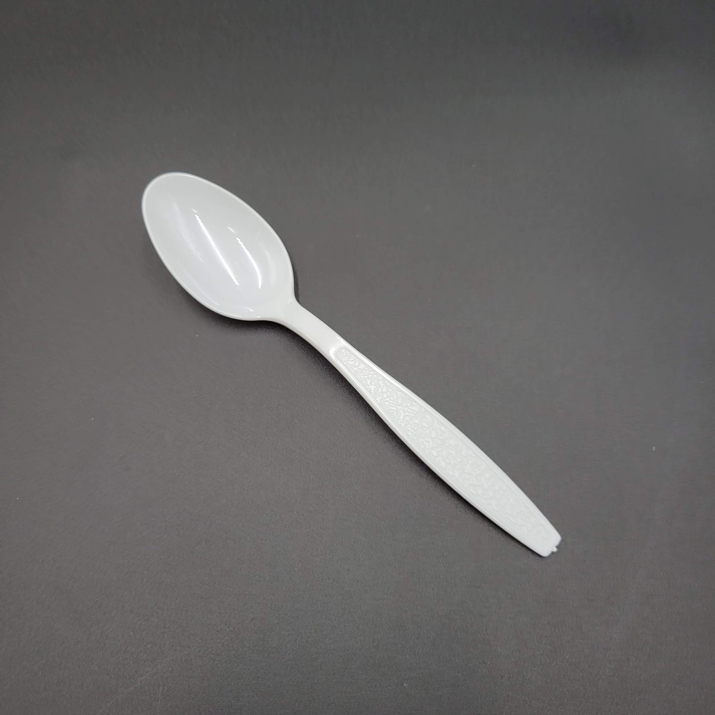 Extra Heavy Weight Boxed Polystyrene Teaspoon White - 1000/Case